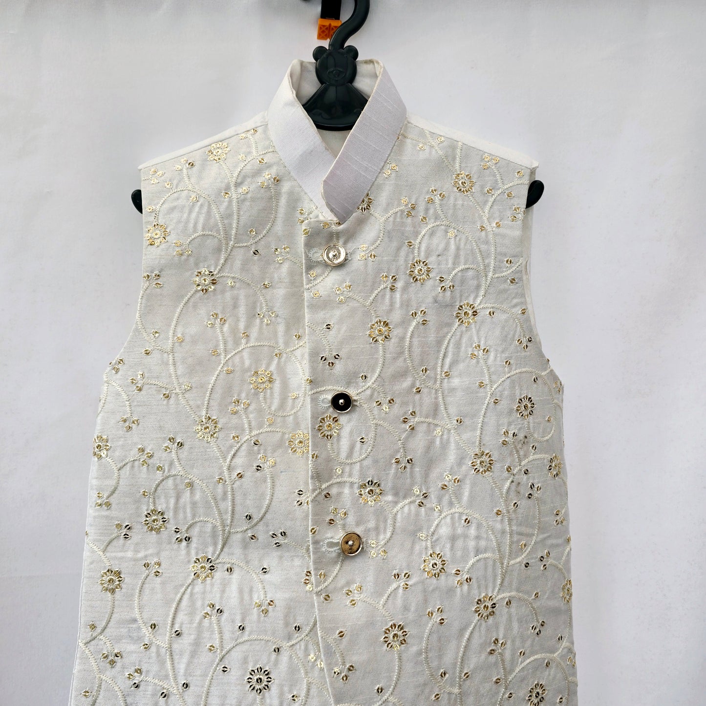 Boys Pakistani/ Indian Waistcoat Embroidery Jacket Ethnic Wedding Festival Wear Waistcoat Jacket