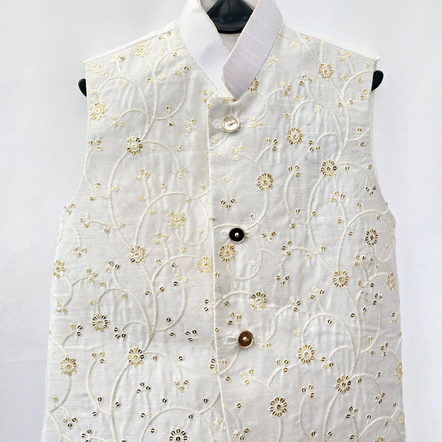 Boys Pakistani/ Indian Waistcoat Embroidery Jacket Ethnic Wedding Festival Wear Waistcoat Jacket